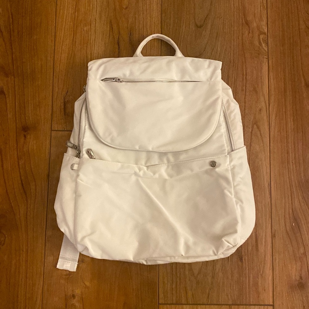 White backpack, unused